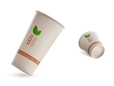 Gobelets en Carton Compostable Havana