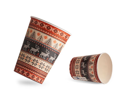 Winter Paper Cups