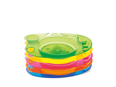 Plat Comparty pour apéritif avec trou pour gobelet 