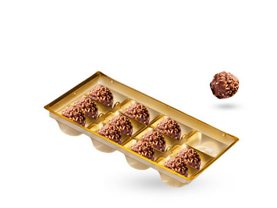 Verpackung für Pralinen Raffaello 