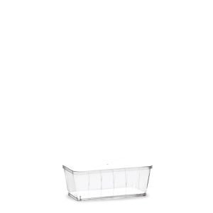 CASSATA CONTAINER WITH LID  800 cc PS TRANSPARENT