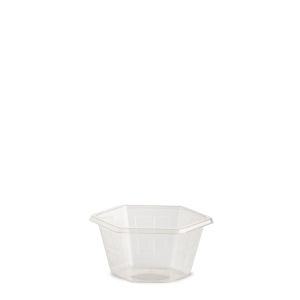 TARRINA SPAVALDA COMPOSTABLE 100 cc PLA TRANSPARENTE