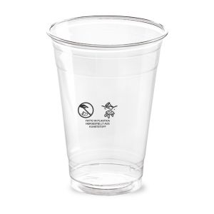VASO KRISTALL 400 cc R-PET TRANSPARENTE DOS LENGUAS