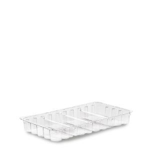 SOPORTE POR DESSERT R-PET TRANSPARENTE