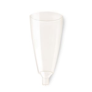 FLÛTE GOBLET  100 cc COMPOSTABLE TRANSPARENT