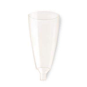 VERRE FLÛTE 100 cc COMPOSTABLE TRANSPARENT