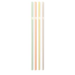 PAJITA FLEXIBLE COMPOSTABLE MULTICOLOR COLOR SÓLIDO