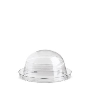 DOME LID R-PET TRANSPARENT