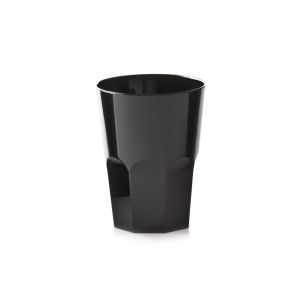 VERRE COCKTAIL 250 cc PC NOIRE COULEUR PLEIN