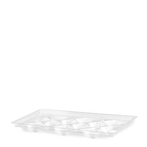 RAFFAELLO DESSERT TRAY 12 PORTIONS R-PET TRANSPARENT