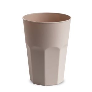 COCKTAIL GLAS 300 cc WIEDERVERWENDBAR BEIGE VOLLFARBIG