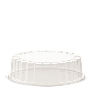 DOME LID R-PET TRANSPARENT