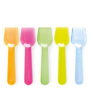 CUCHARITA PS MULTICOLOR TRANSPARENTE