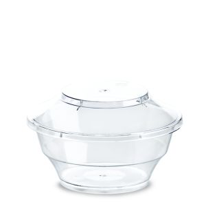 COPPA PRIMULA 200 cc PS TRASPARENTE CON COPERCHIO