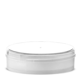 ICE CREAM CAKE CONTAINER 16 PORTIONS PS FULL WHITE