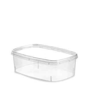 BAC AVEC SCELLÉ 1,8 litres PP TRANSPARENT