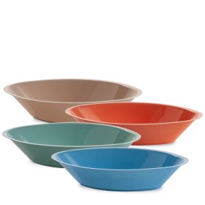 ASSIETTE BARCHETTA MAXI PS MULTICOLOR COULEUR PLEIN RÉUTILISABLE