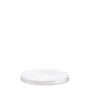 FLAT LID WITHOUT HOLE PS TRANSPARENT