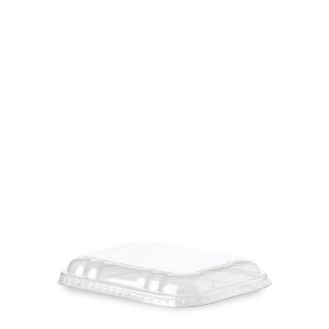 FLAT LID R-PET TRANSPARENT