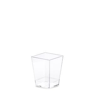 KUBIK MINI DESSERT 60 cc PS TRANSPARENT