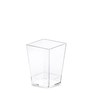 KUBIK MINI DESSERT  120 cc PS TRANSPARENT