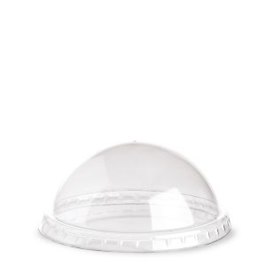 COUVERCLE BOMBÉ R-PET TRANSPARENT