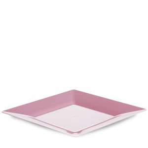 ASSIETTE SPIGOLO PS ROSE BABY COULEUR PLEIN