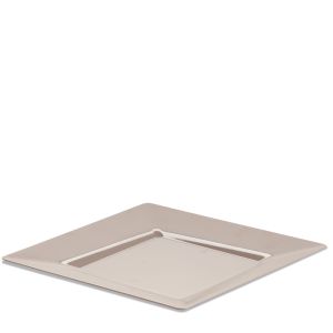 ASSIETTE SPIGOLO PS COULEUR SABLE PLEIN RÉUTILISABLE