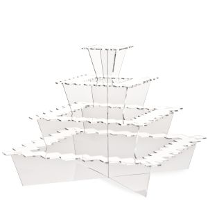 PIRAMIDE CAKESTAND PMMA TRANSPARENT