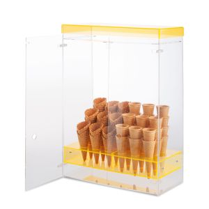 SOPORTE POR CUCURUCHOS PMMA TRANSPARENTE