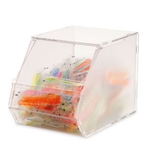DISPENSADOR DE CUCHARITAs PMMA TRANSPARENTE