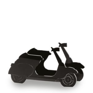 VESPA PORTA SERVILLETAS PMMA NEGRO COLOR SÓLIDO