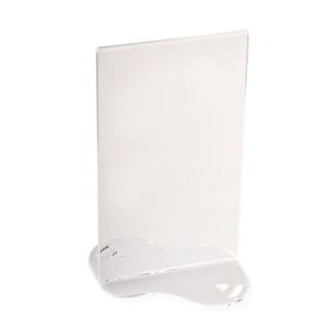 PORTAMENU PMMA TRANSPARENTE