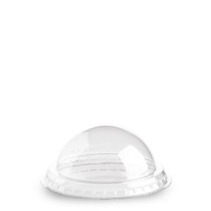 COUVERCLE BOMBÉ R-PET TRANSPARENT