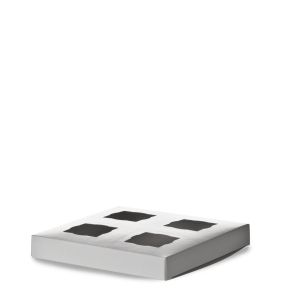 PORTA DESSERT PLUTONE PAP BIANCO COPRENTE