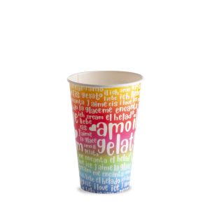 PAPER CUP 350 ml PAP-PE MATT FUNNY L2