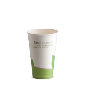 VASO DE PAPEL COMPOSTABLE 350 ml PAP-PLA OPACO COMPOPAP