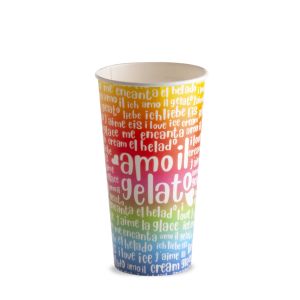 VASO DE PAPEL 500 ml PAP-PE OPACO FUNNY-L2