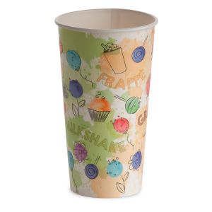 BICCHIERE IN CARTA 500 ml PAP-PE OPACO FRUITSBALL