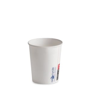 BICCHIERE IN CARTA 7 oz PAP-PE OPACO WHITE