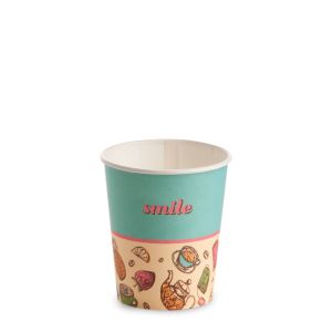 PAPER CUP 7 oz PAP-PE MATT GROOVY