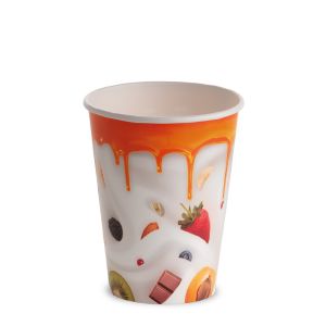 VASO DE PAPEL 12 oz PAP-PE OPACO MILKY