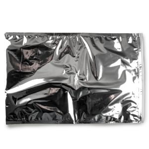 SACHET PE ARGENT COULEUR PLEIN