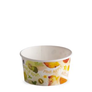 ICE CREAM PAPER CUP 90 cc PAP-PE MATT FRUITS & GO