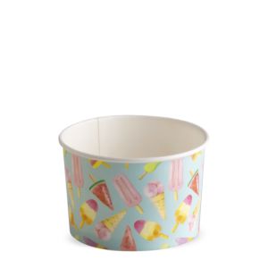 ICE CREAM PAPER CUP 120 cc PAP-PE MATT MADELINE