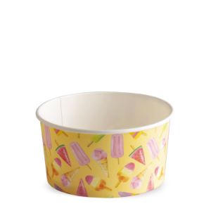 ICE CREAM PAPER CUP 170 cc PAP-PE MATT MADELINE