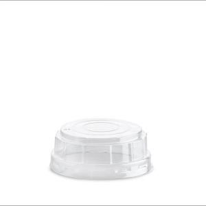 COPERCHIO CUPOLA IMPILABILE PET TRASPARENTE PER COPPE CARTA 170/190cc