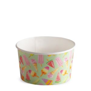 ICE CREAM PAPER CUP 190 cc PAP-PE MATT MADELINE