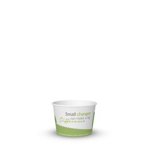 COMPOSTABLE ICE CREAM PAPER CUP 290 cc PAP-PLA MATT COMPOPAP