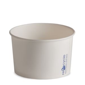 POT EN CARTON 370 cc PAP-PE OPAQUE WHITE